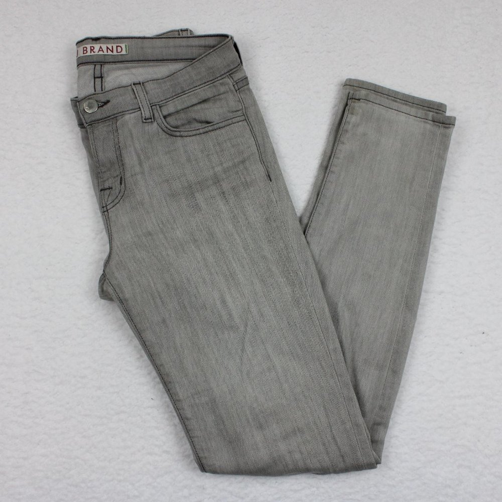 J Brand Starr Skinny Leg Jeans, Women's Size 27 Gray